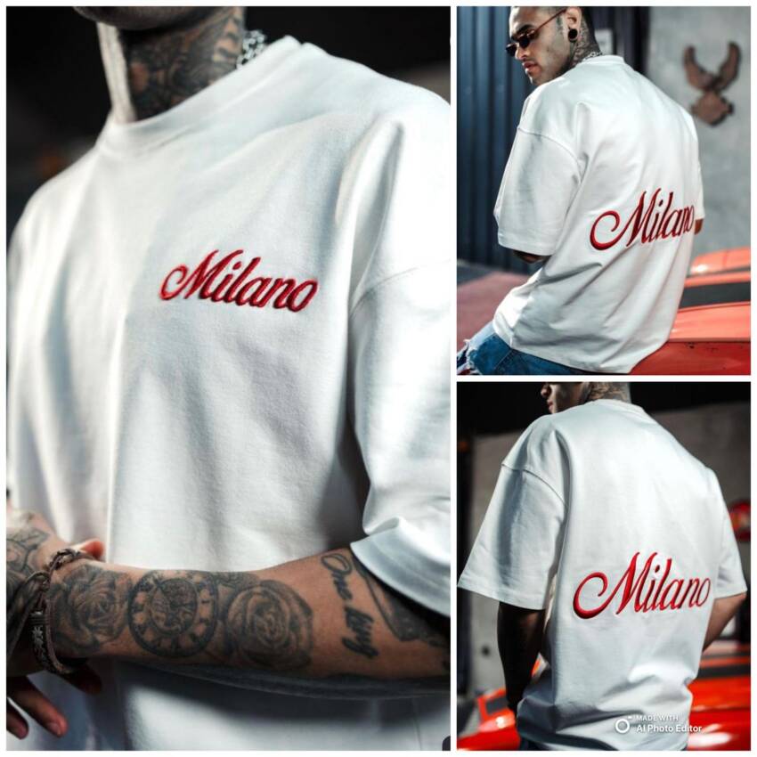 Milano over size  Color white